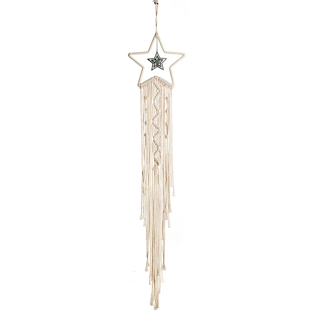 Звезда большая Ловцы снов металлическое кольцо сова искусство ручной работы