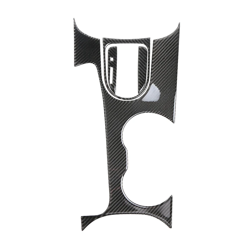 

For Mustang Carbon Fiber Central Control Gear Panel Car Stickers and Decals Trim Cover Car-Styling 2015-2019 Accessories