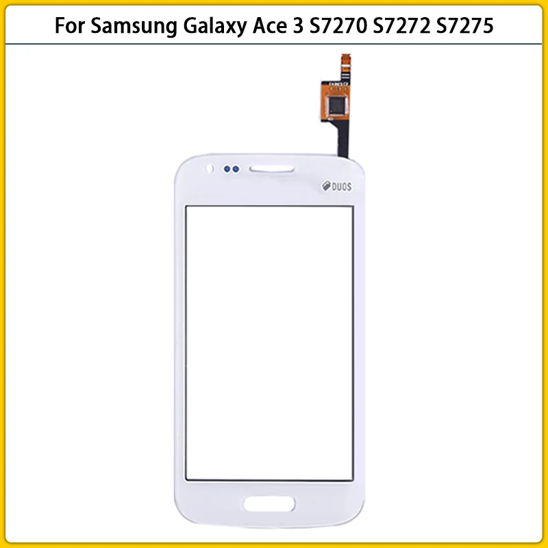 

10PCS New TouchScreen For Samsung Galaxy Ace 3 S7270 S7272 S7275 GT-S7272 Touch Screen Panel Digitizer Sensor Front Glass Lens