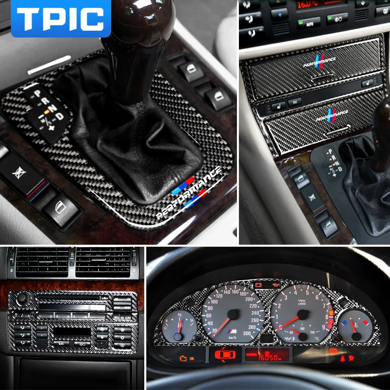 TPIC наклейки на раму из углеродного волокна для BMW E46 1998 2004 3 серии внутренние