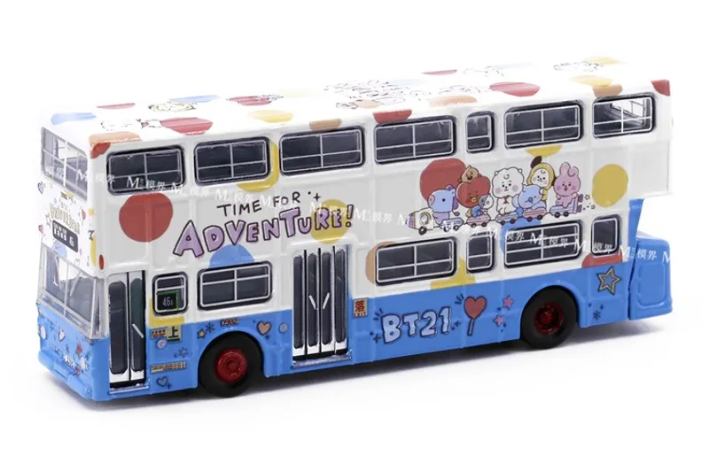 1:110 BT21 автобусная модель автомобиля из сплава металлические игрушки для детей