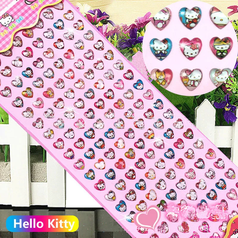 Children's Cartoon Crystal Diamond Altman Sticker Gem Acrylic Sticker Christmas Gift 160pcs - Цвет: Sofia
