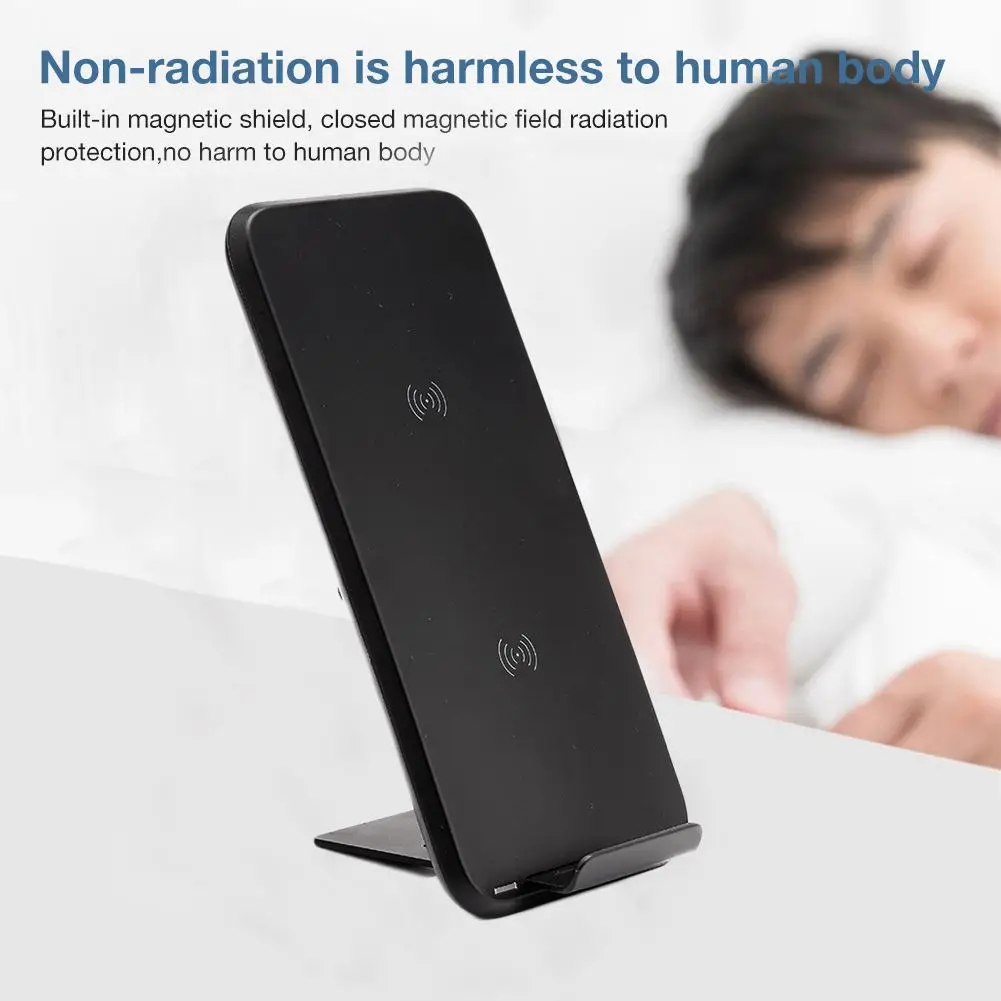 Quic 20 Вт Беспроводное зарядное устройство складная подставка для iPhone 11 X XS 8 XR Samsung