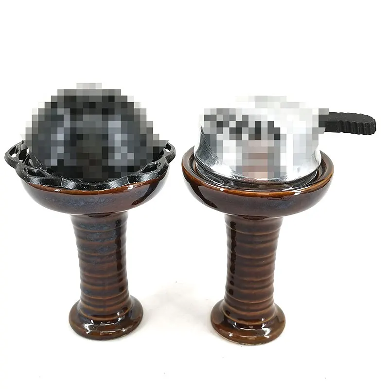 New Ceramic Hookah Shisha Bowl Good Quality Chicha Head For Hookah Water Pipe Charcoal Holder Shisha Smoking Accessories enlarge