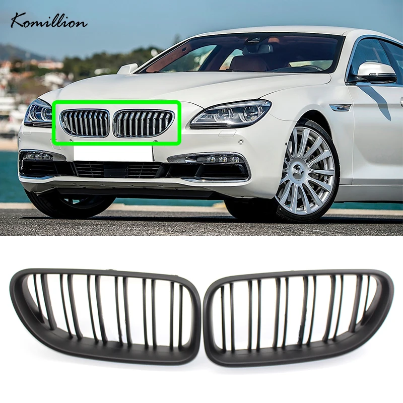 

Car Front Bumper Center Kidney Hood Grilles Racing Grills for BMW M6 F06/F12/F13 640i 650i Coupe/Convertible 2012-2017 Parts