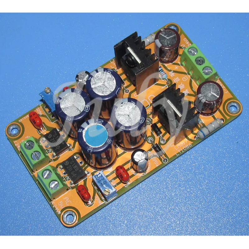 Прецизионная двухканальная регулируемая плата питания LM317/LT1086 регулируемое