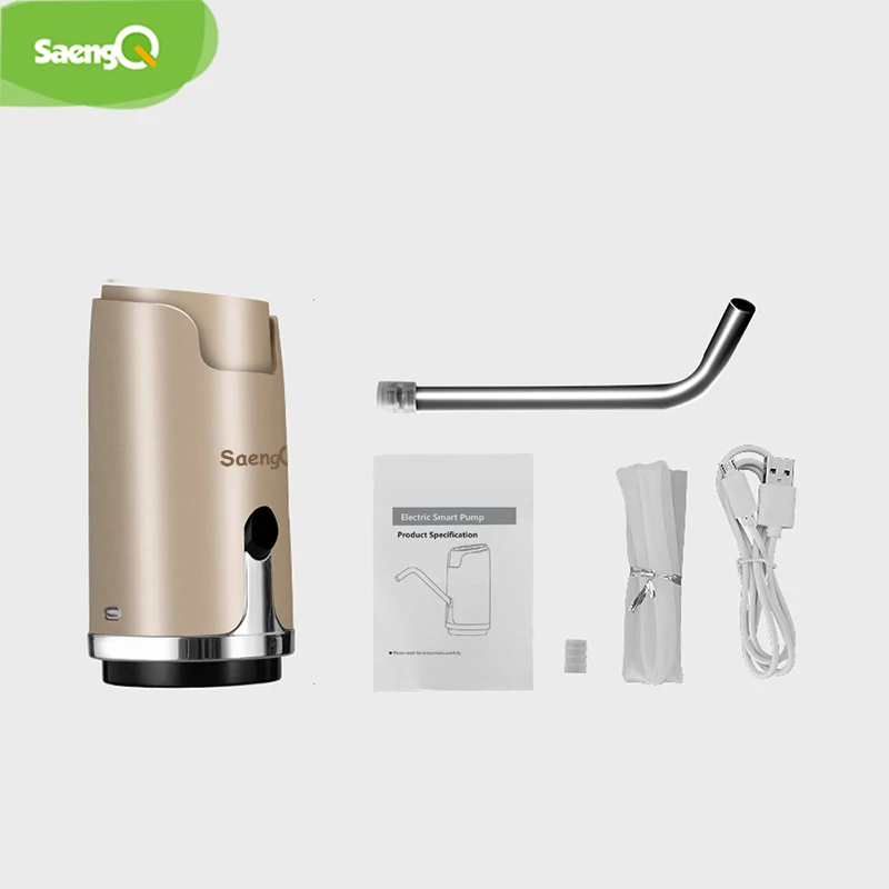 Электрический дозатор воды saengQ портативная бутылка для питьевой умный