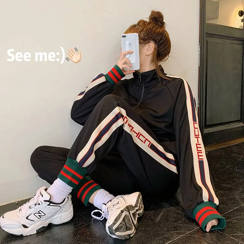 

2021 Plush & Amp; Thickened Women 's Wear Spring & Autumn Loose & Amp; Thin Korean Student Fashion & Amp; Western Style Bodyguar