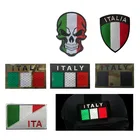 Итальянский флаг, армия, военная эмблема, Аппликации, итальянский щит, резиновыеПВХ вышитые значки