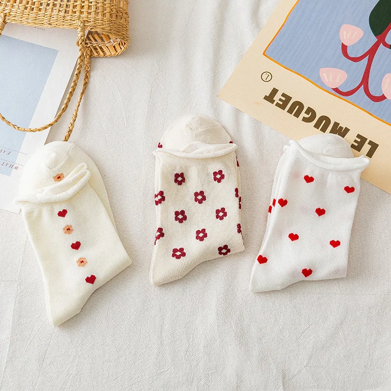 Женские хлопковые носки забавные женские невидимые до щиколотки с мультяшным