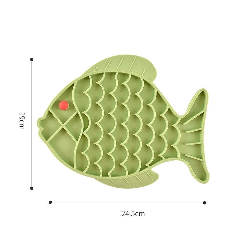 

Pet dog bowl environmentally friendly natural silicone feeding mat puppy slow food bowl to prevent obesity pet dog supplies