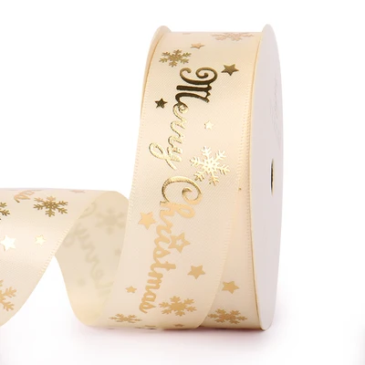 

25 ярдов/рулон) Шелковые атласные украшения, рождественские ленты, товары ручной работы «сделай сам», лента