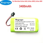 Новый 14,8 V 3400mAh Li-Ion аккумулятор для робота-пылесоса для Mamibot ExVac660 ExVac680s ExVac880 ExVac 660 680S 880