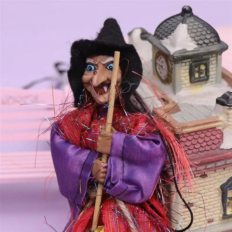 Подвесная Статуэтка ведьмы ужасов, украшение на Хэллоуин, подвесные украшения, вечерние украшения для сада, праздника, газона, патио, Декор