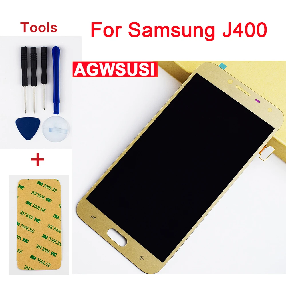 Регулируемый сенсорный экран для Samsung Galaxy J4 J400 SM J400F J400H J400G/DS стекло + ЖК дисплей