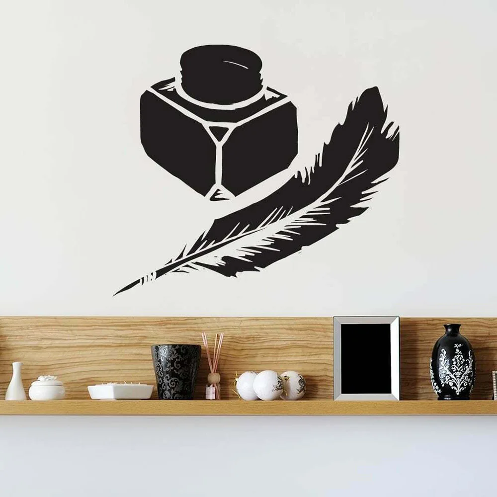 Наклейка на стену с чернилами переводная наклейка для дома и офиса дизайнерские