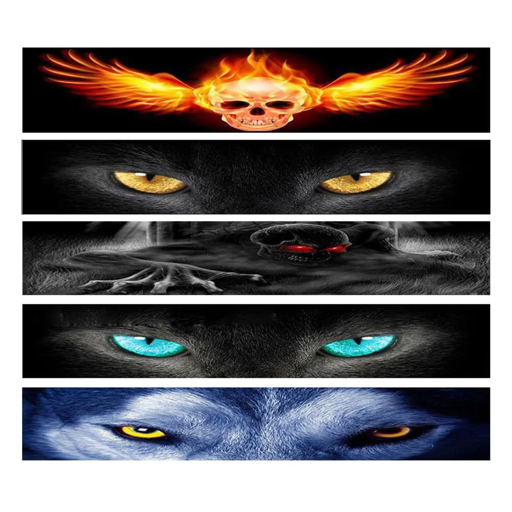 

Наклейки на автомобиль на Хэллоуин, наклейка на переднее стекло, страшный скелет, креативные наклейки, наклейки, украшение автомобиля