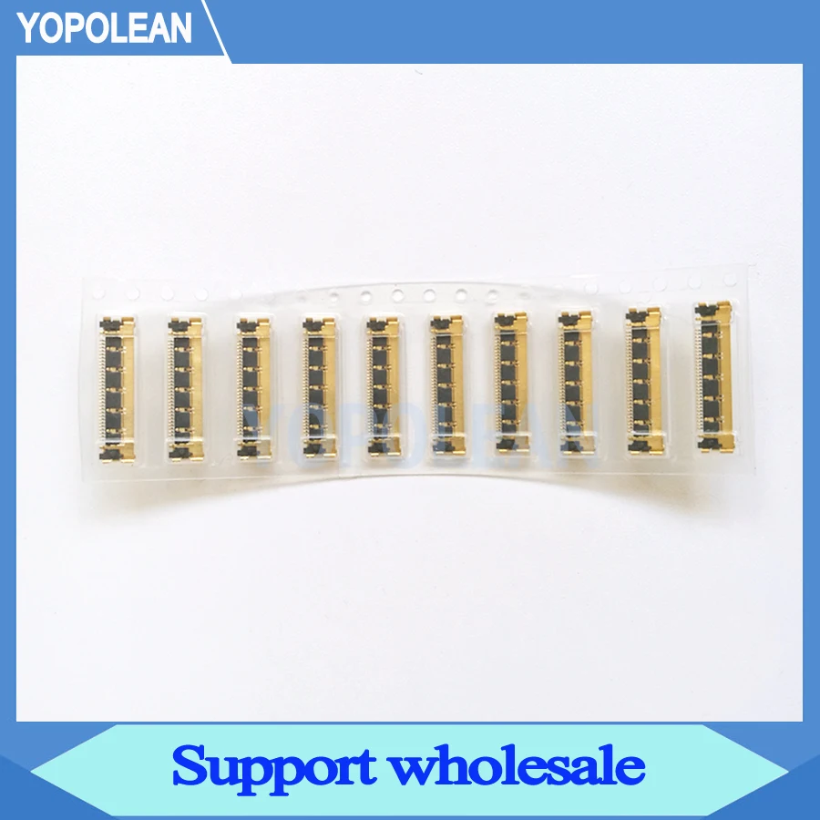 50 шт. Новый Золотой ЖК-светодиод LVDS Кабельный разъем 30pin для MacBook Air A1369 A1370 2010 2011 A1465