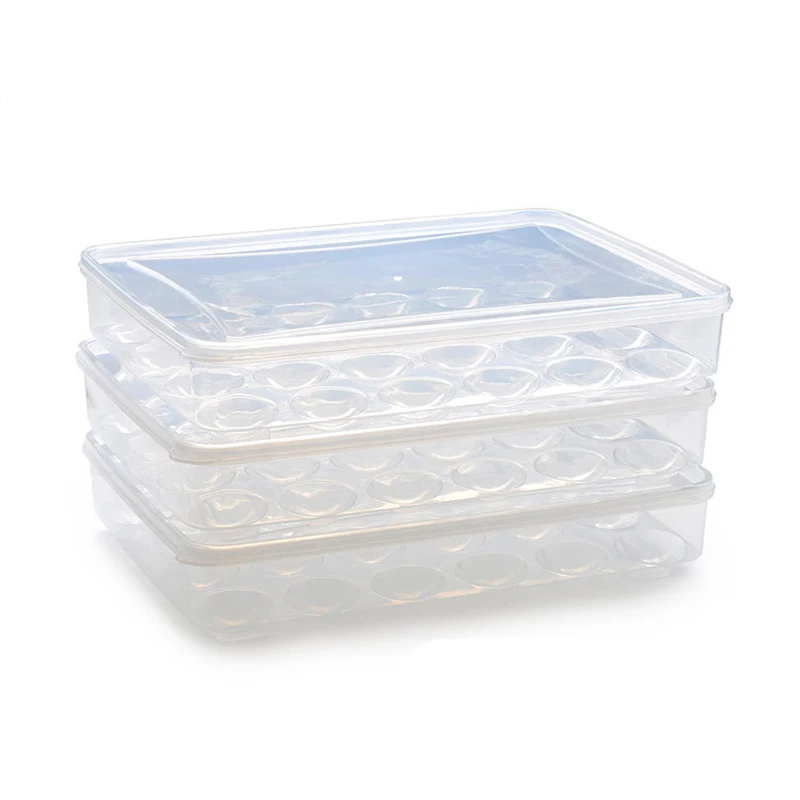 24 Сетки Однослойная коробка для хранения яиц портативный лоток контейнер в