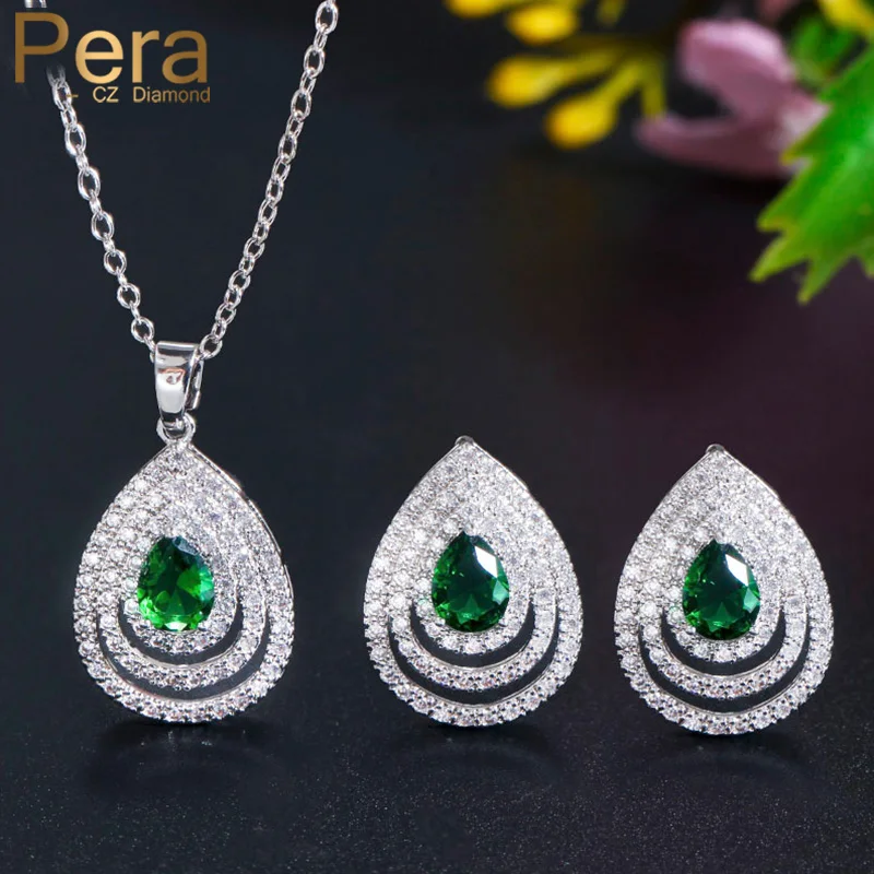 Комплект из колье и серёг с фианитом для выпускного вечера | Украшения аксессуары