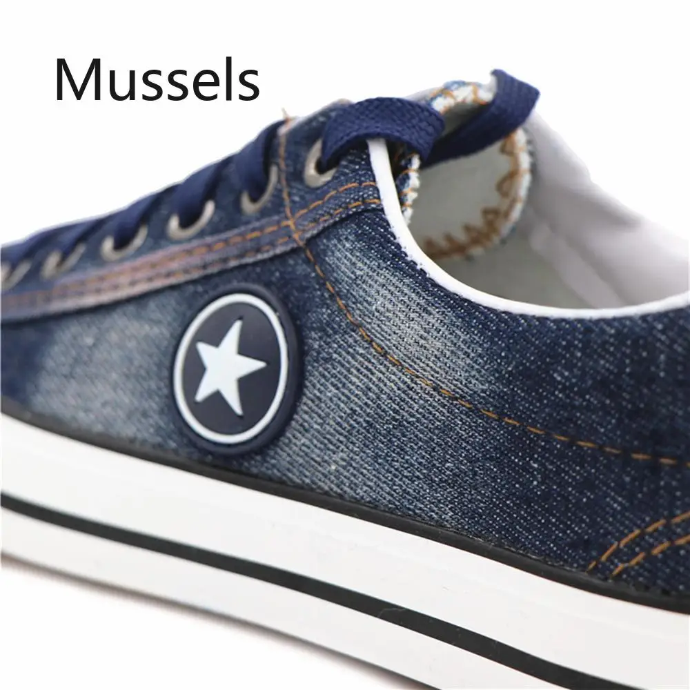 Модные кроссовки Джинсовая Повседневная обувь женская летняя резиновая