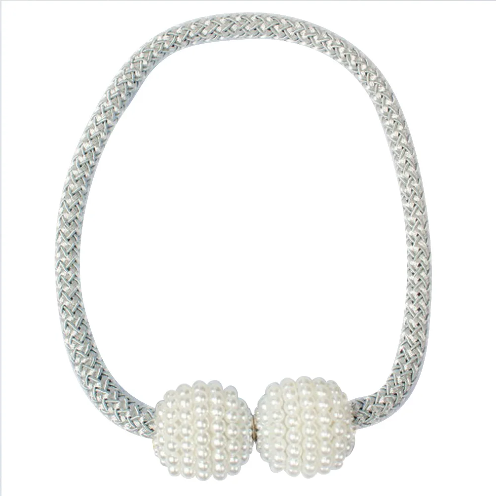 2 шт. перламутровые магнитные держатели для штор зажимы подвешивания шаровая