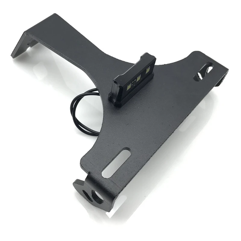

Motorcycle Rear License Plate Holder Frame Bracket with LED Tidy Tail Light XXFF
