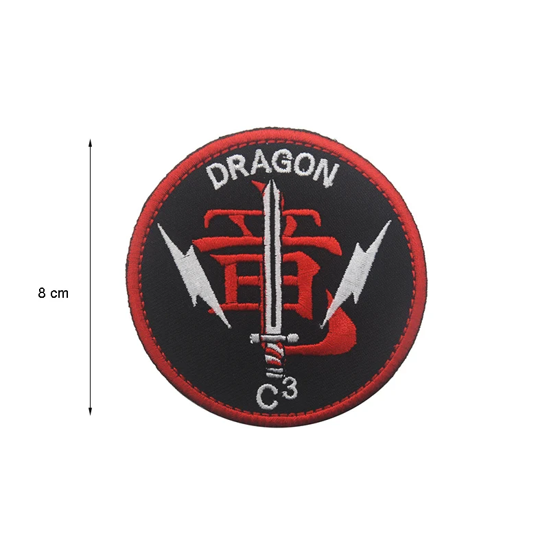 Японские слова тактический военный отражающая вставка Самурай вышитый ПВХ