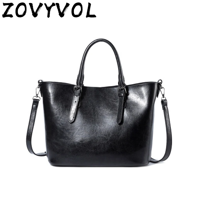 ZOVYVOL брендовая кожаная сумка-тоут женские сумки дизайнерские с большой