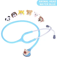 high quality 3d animated 7 fun animal changable single head kids child children made in taiwan spirit stethoscope free shipping