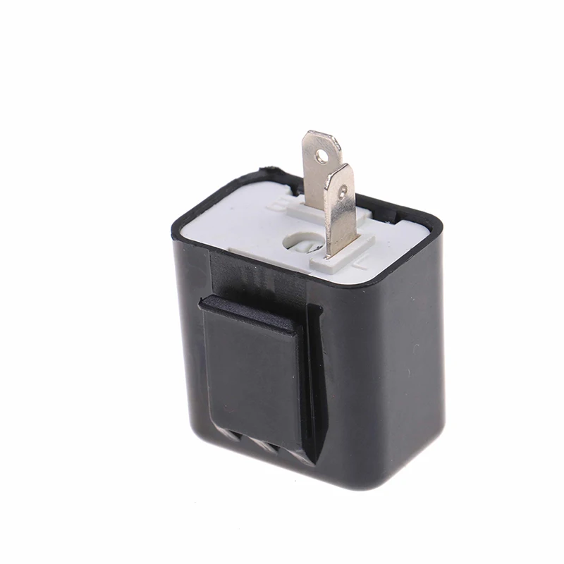 12v 2PIN Высокое качество мотоцикл мигалка регулируемый светодиодный проблесковый