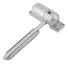 Регулируемая Натяжная автоматическая дверь белогосерого цвета, подпружиненная для автоматического закрывания