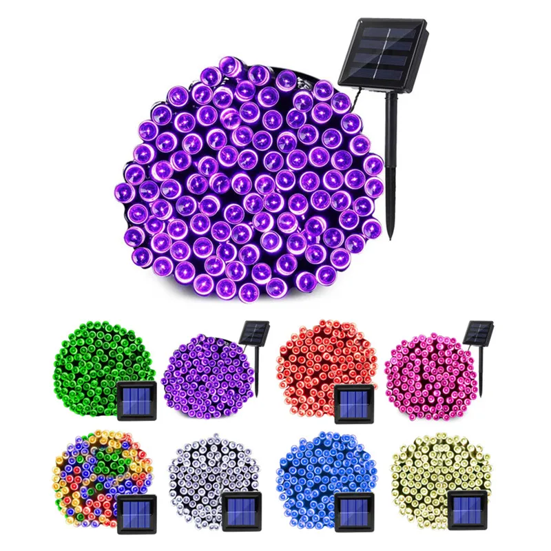 

200 Led Outdoor Solar String Garland Festoon Fairy Light 22M IP65 Waterproof Solar Powered Lamp For Yard Fence Garden Decoration