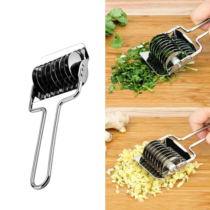 Pressing Machine Non-slip Handle Kitchen Gadgets Spaetzle Makers Noodles Cut Knife 1PC Manual Section Shallot Cutter | Дом и сад