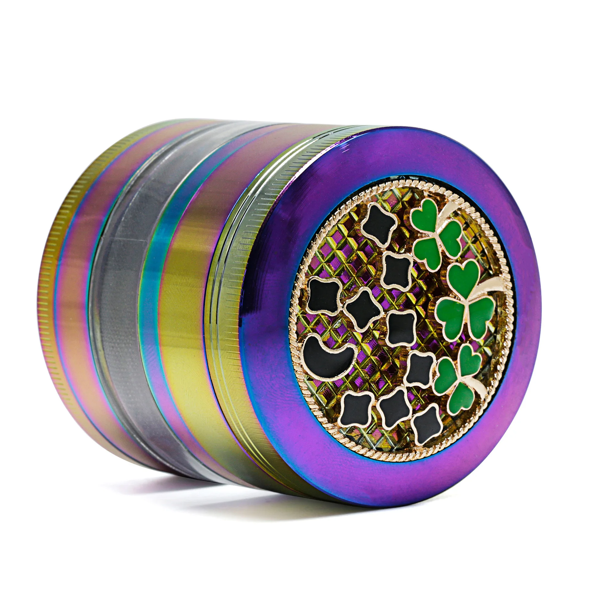 Механическая блокировка 63 мм 4-секционный измельчитель для специй с выпуклая