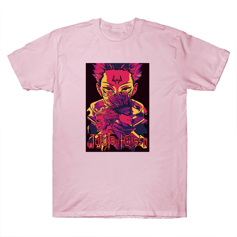 

Japanese Anime Jujutsu Kaisen Printed Short Sleeve Casual T Shirt Tops Harajuku