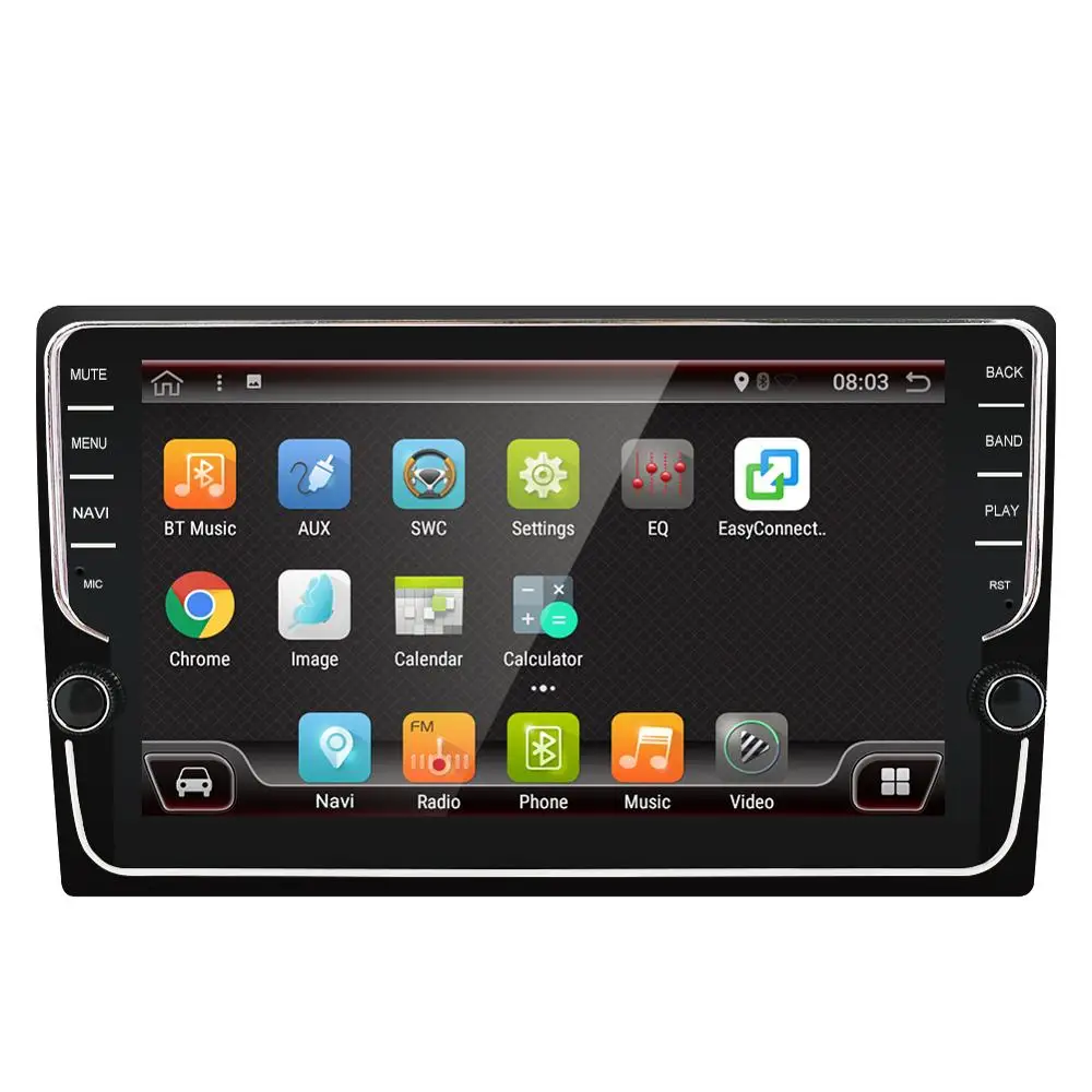 9" Android 9.0 Octa core PX6 Car Radio For Universal Big screen with button 4+32GB Multimedia Player 8 Core Audio 4+64G Stereo |