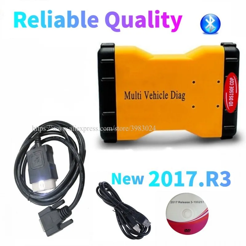 Диагностический сканер с генератором ключей Vd Ds150e Cdp для Obd2 | Автомобили и
