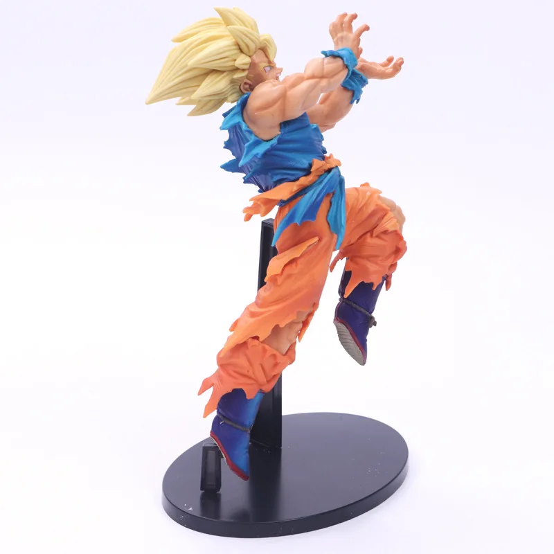 Аниме Dragon Ball Z Сон Гоку Супер Saiyan штурм 50-летие памятный Ver ПВХ фигурка DBZ Коллекционная модель
