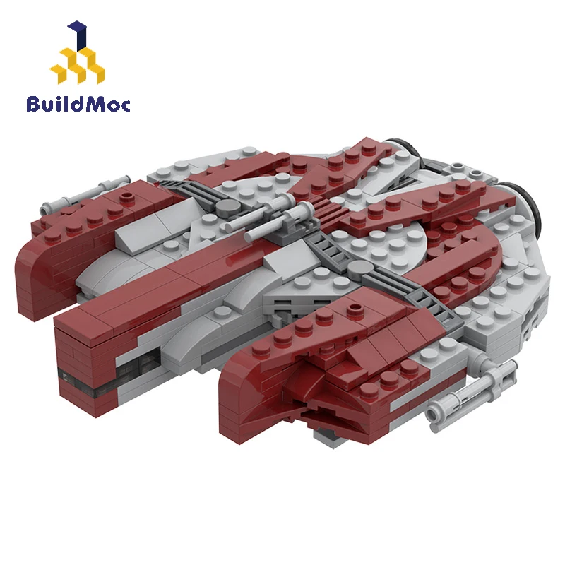 BuildMoc технический эбеновый Орел Топ револьверные строительные блоки MOC
