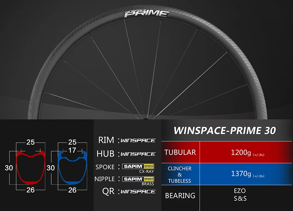 Winspace DT 350S карбоновое шоссейное дисковое тормозное колесо для велосипеда 25 мм ширина трубчатое клинкерное бескамерное 700c полностью углеродное волокно велосипедная колесная пара