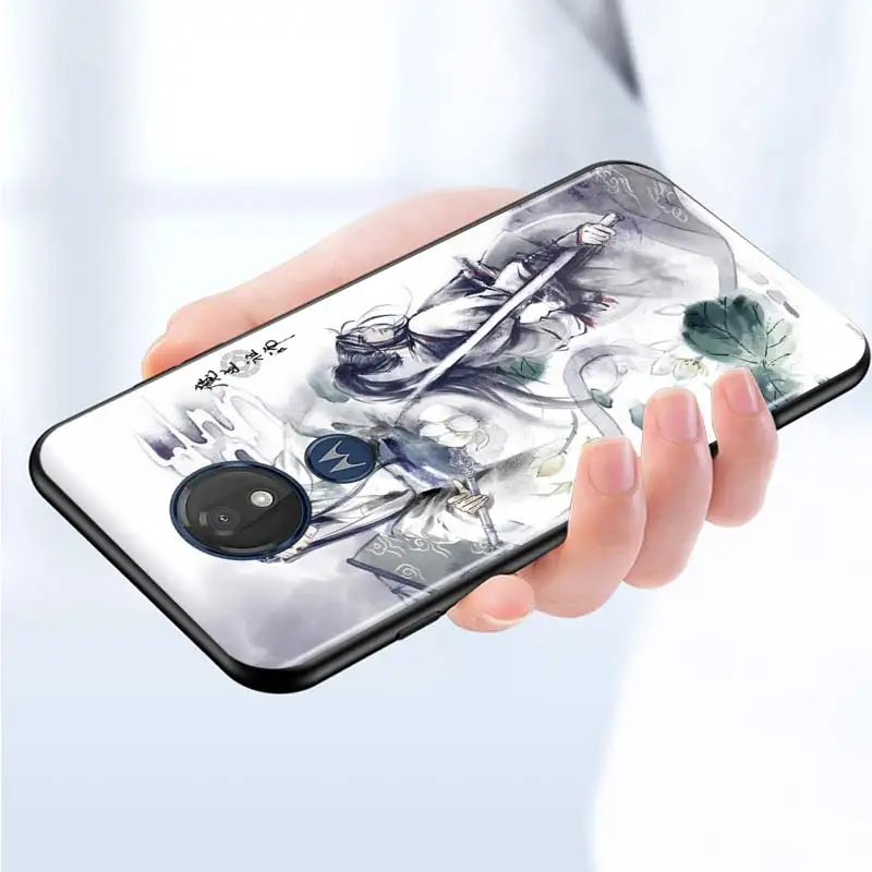 

MO DAO ZU SHI for Motorola G9 G8 G E7 E6 One Play Marco Hyper Fusion Stylus Power Edge Plus Black Phone Case