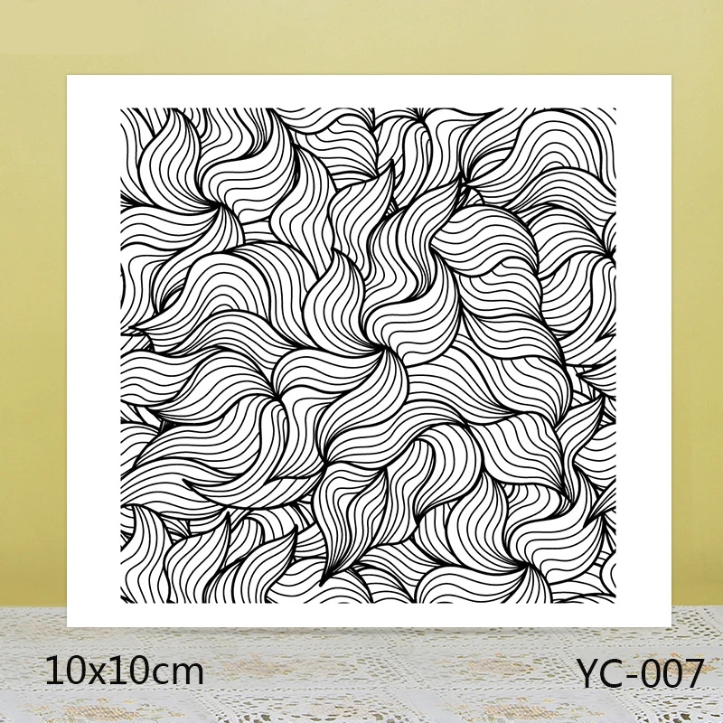 Прозрачные штампы/уплотнения AZSG для скрапбукинга сделай сам изготовление