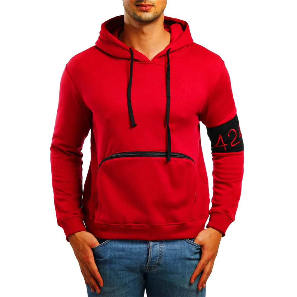 Мужской спортивный костюм с капюшоном размера плюс Осень-зима 2019 толстовка и