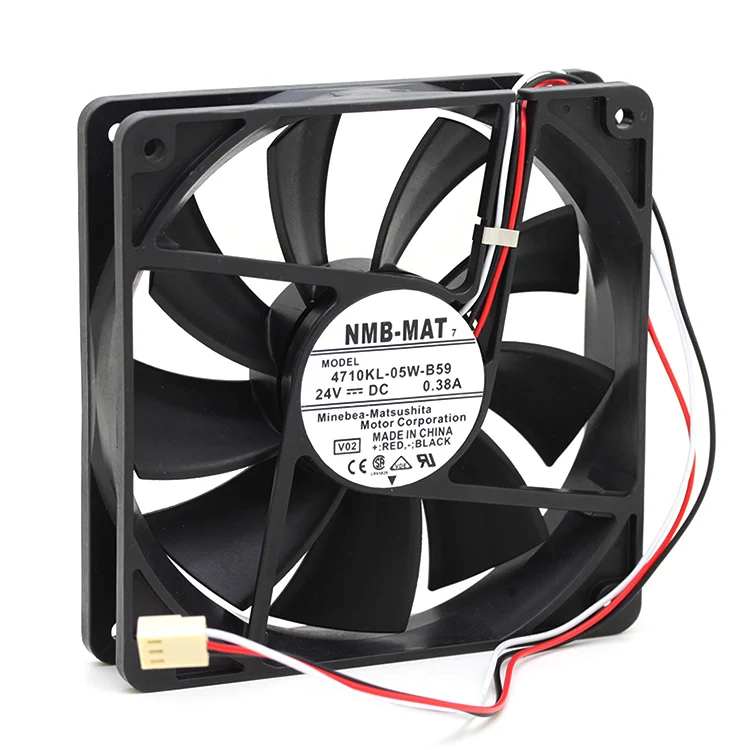Для NMB 4710kl-05w-b59 4710kl-05w-b50 12025 24 В 0,38a, стоп-сигнал, преобразователь частоты, охлаждающий вентилятор 12 см