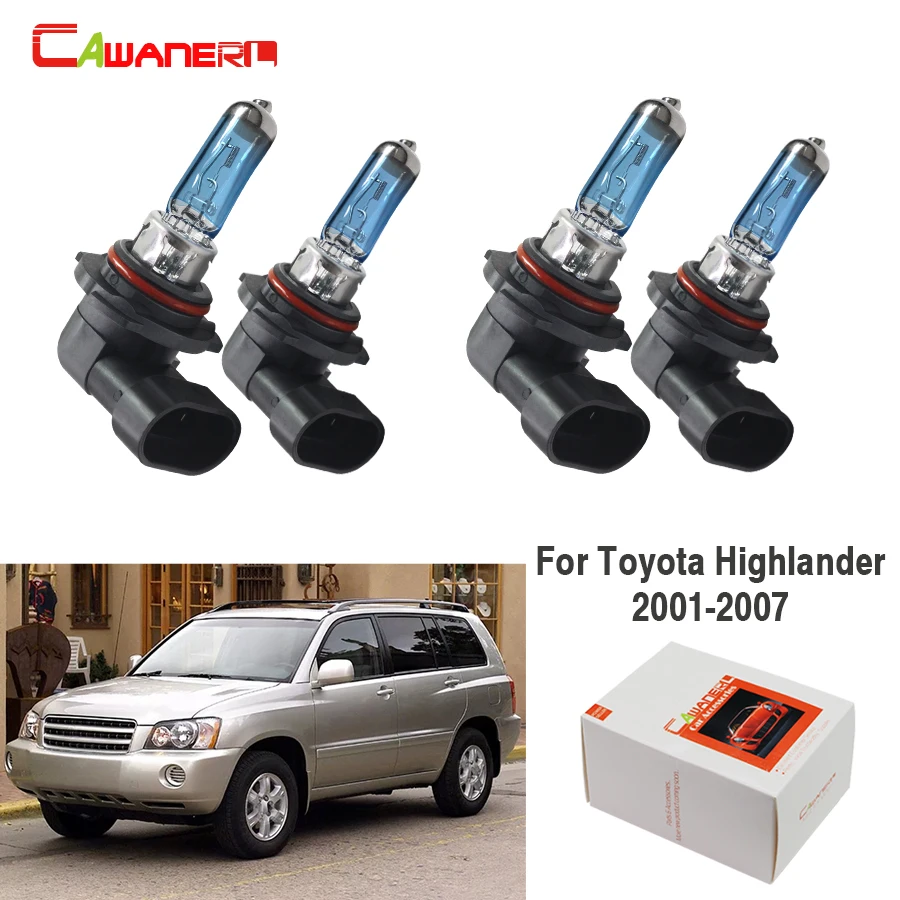 Cawanerl 2 пары 9005 + 9006 100 Вт Автомобильные галогеновые лампы для фар головного