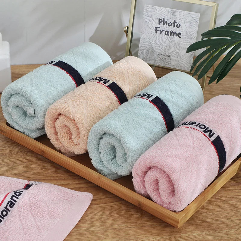 Полотенце хлопковое быстросохнущее в полоску 34 х76 см 2/4/10 шт. | Дом и сад