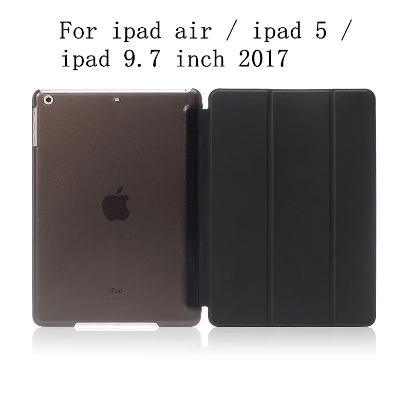 For ipad air black Роскошный противоударный кожаный чехол-подставка для планшета для Apple IPad Pro 9,7 дюйма IPad Pro 10,5 I Pad 5 6 Air 1 2 Coque - Цвет: For ipad air black