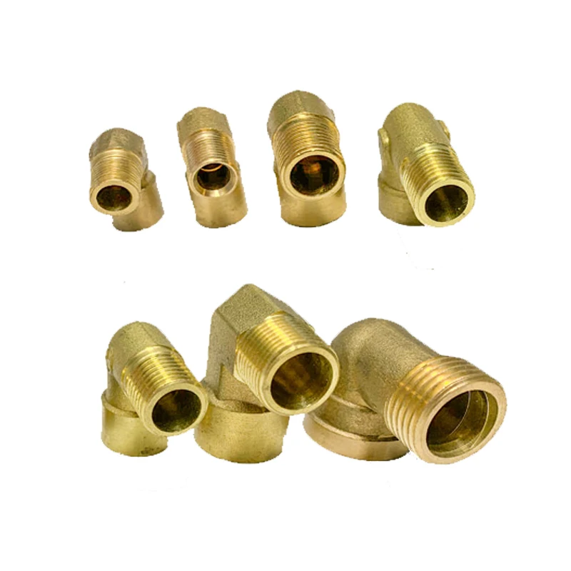 

Elbow Male to Female Brass Tube Fitting Adapter 90 Degree 1/8" 1/4" 3/8" 1/2" 3/4"BSP Pipe Connector Oil Gas Fitting Coupler