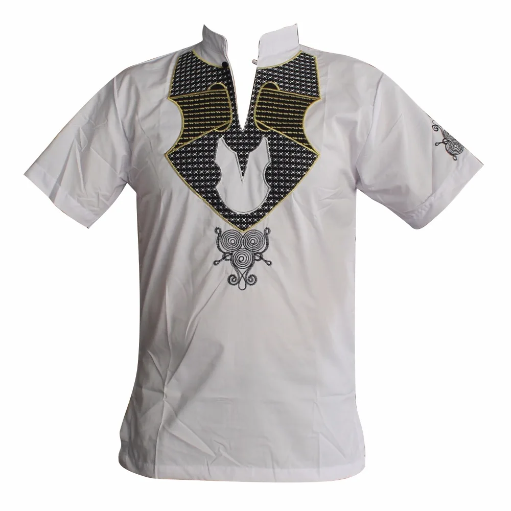 Облегающие футболки с вышивкой новый дизайн Пан-Африканский Топ этнический